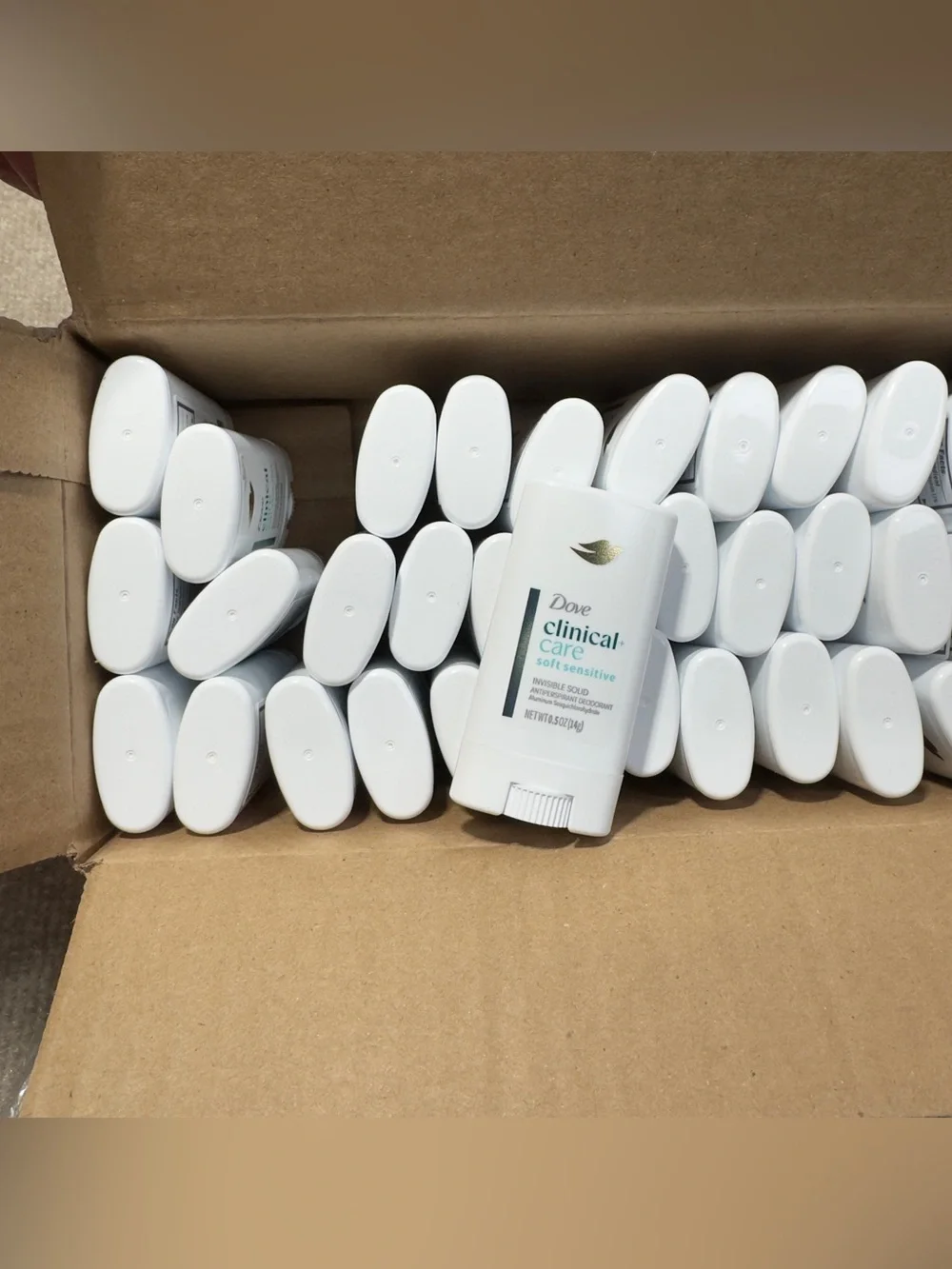 Dove Travel Size Deodorant.5 case of 36 clinical care sensitive camping vacation